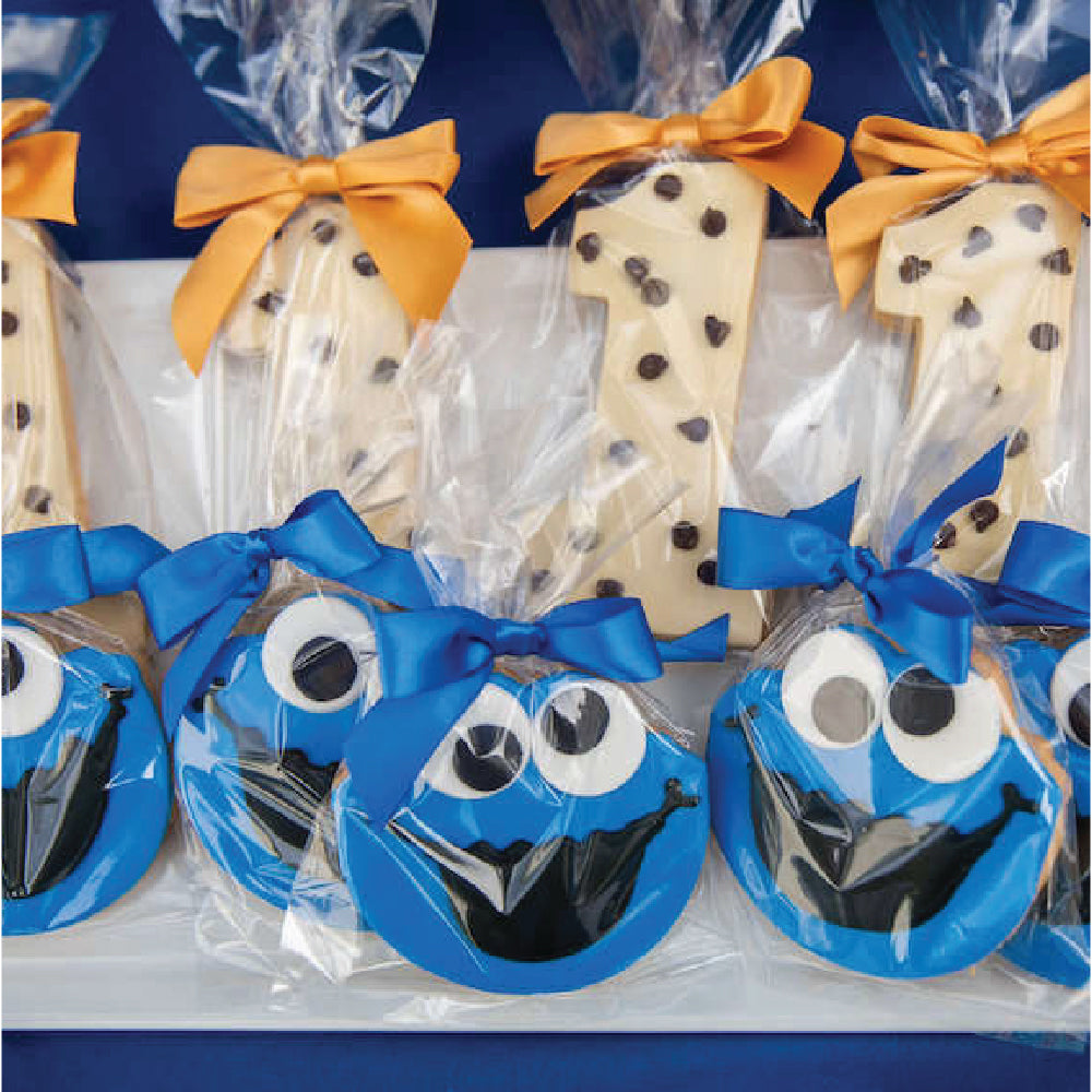 Cookie Monster Cookies - Sweet E's Bake Shop - The Cake Shop