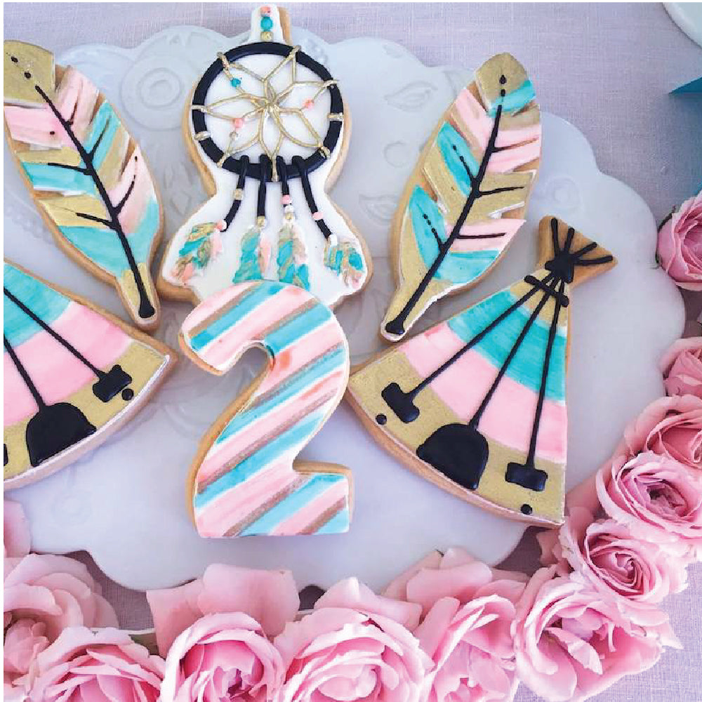 Coachella Birthday Cookies - Sweet E's Bake Shop - The Cake Shop