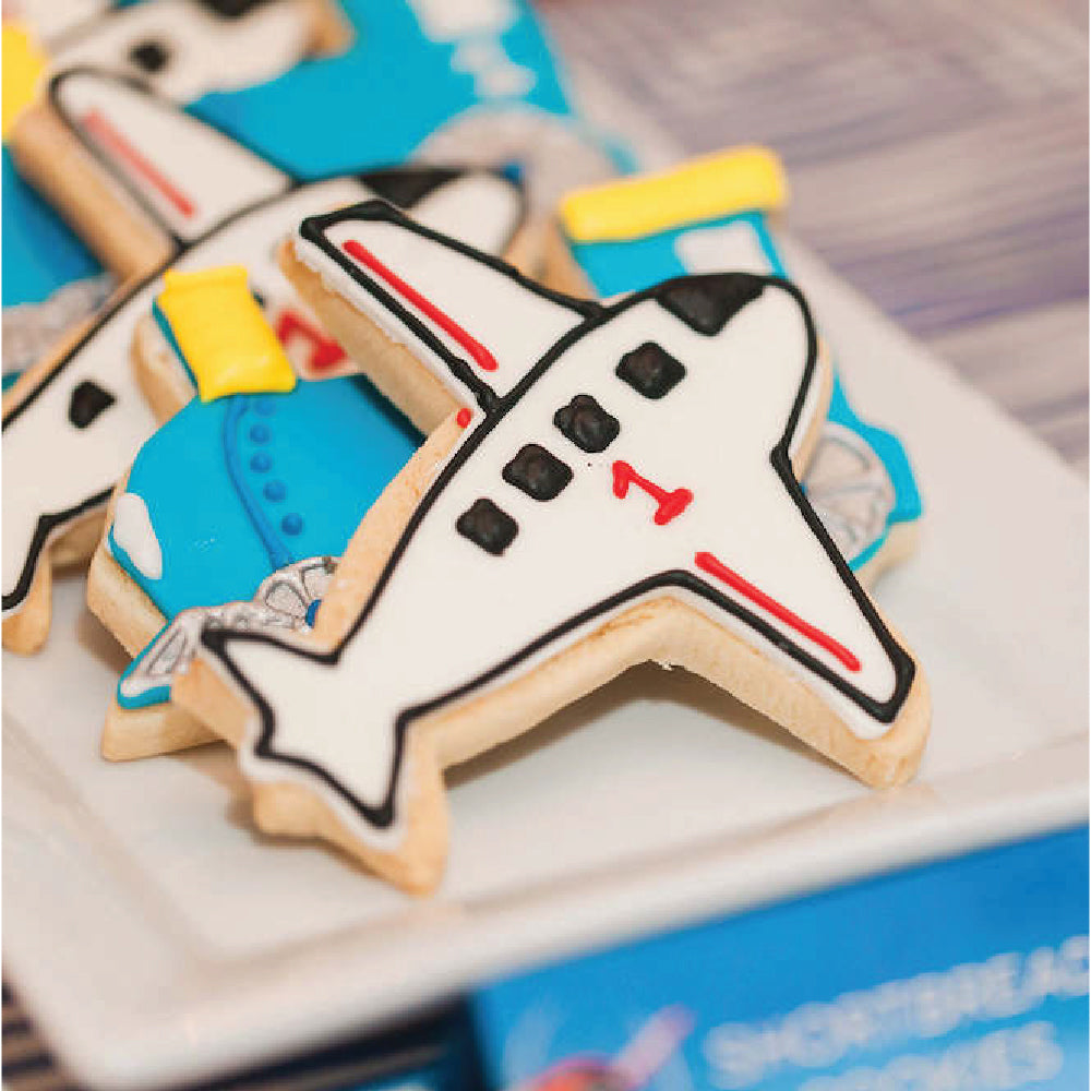 Airplane Cookies - Sweet E's Bake Shop - The Cake Shop