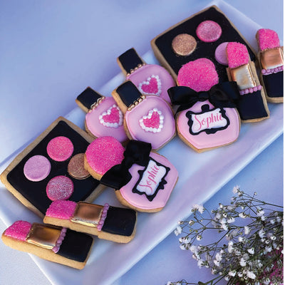 Spa Make up Cookies - Sweet E's Bake Shop - The Cake Shop