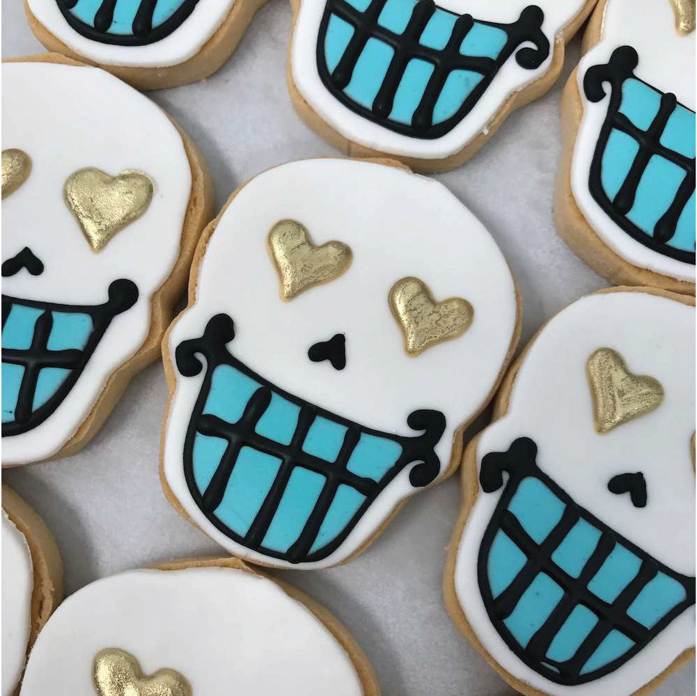 Day of the Dead Skull Cookies - Sweet E's Bake Shop - The Cake Shop