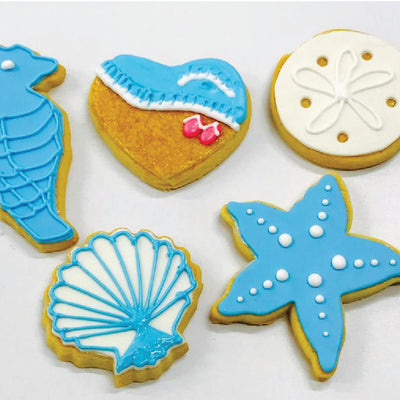 Seashell Cookies - Sweet E's Bake Shop - The Cake Shop