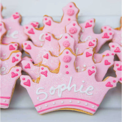 Princess Crown Cookies - Sweet E's Bake Shop - The Cake Shop