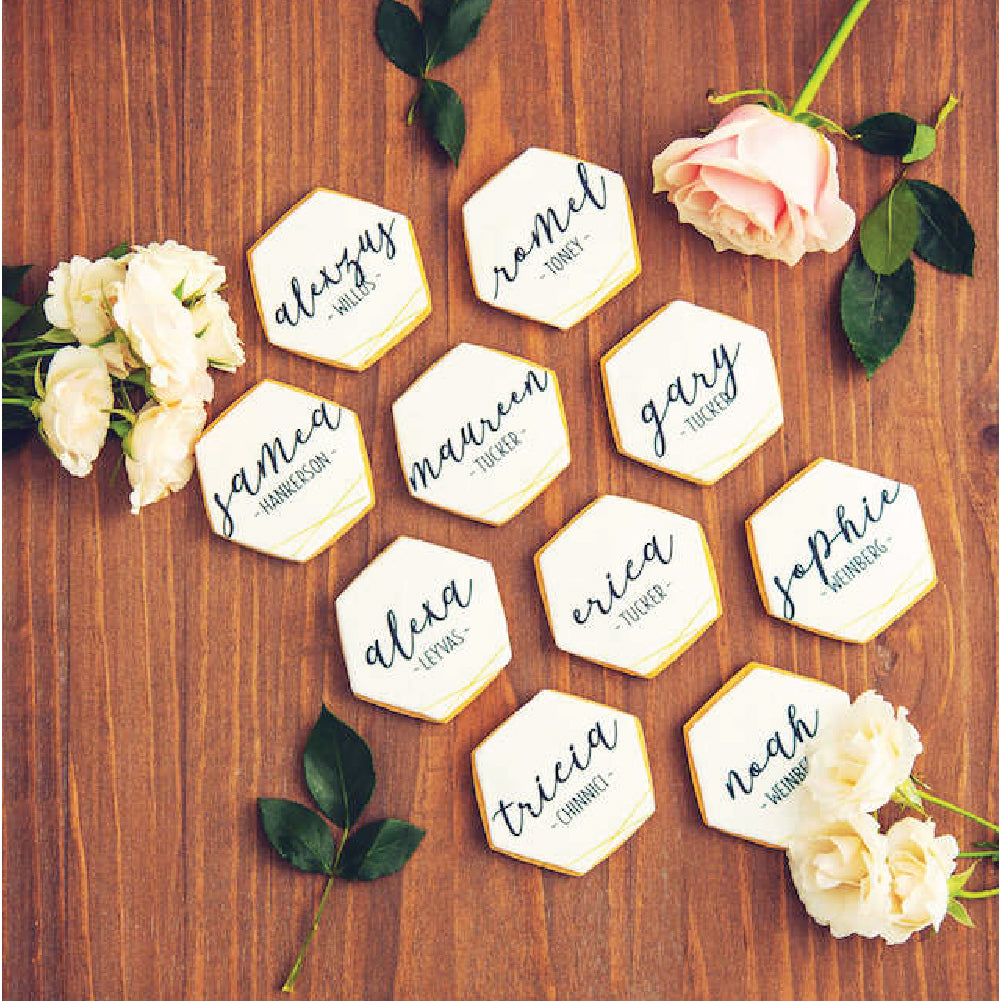 Pacesetting Wedding Cookies - Sweet E's Bake Shop - The Cake Shop