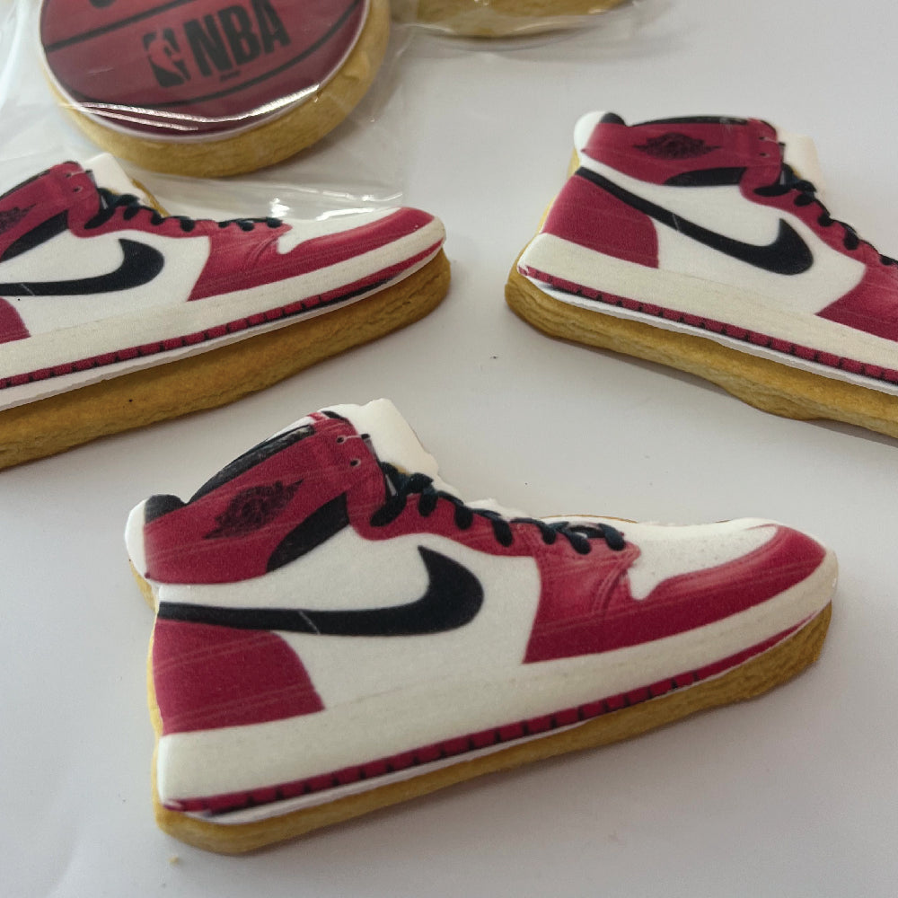 Jordan Nike Basketball Cookies - Sweet E's Bake Shop - The Cake Shop