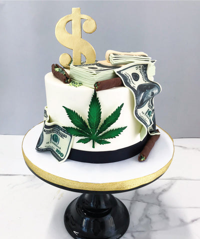 Marijuana Cake - Sweet E's Bake Shop - The Cake Shop