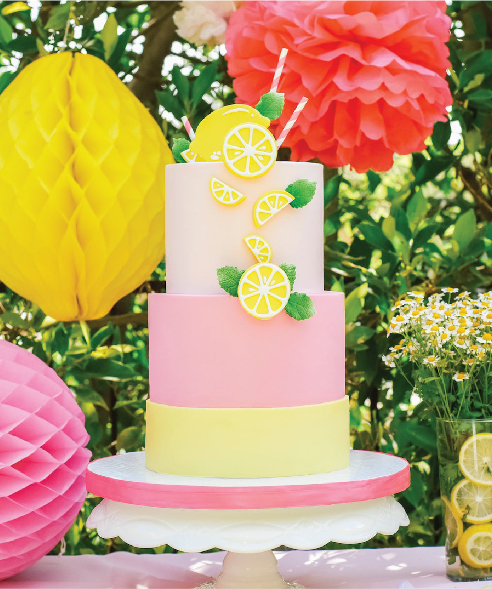 Lemonade Pink Cake - Sweet E's Bake Shop - The Cake Shop