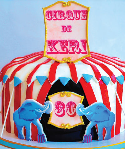 Circus Tent Cake - Sweet E's Bake Shop - The Cake Shop