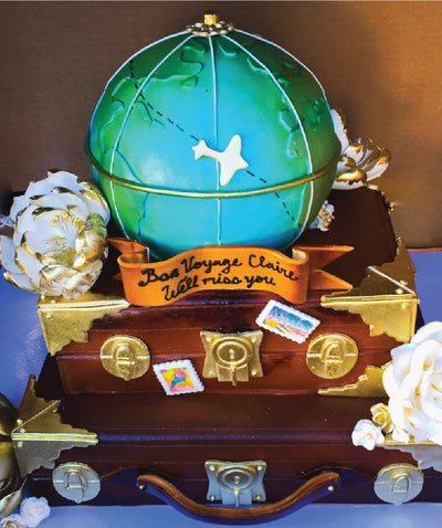 Bon Voyage Cake - Sweet E's Bake Shop - The Cake Shop