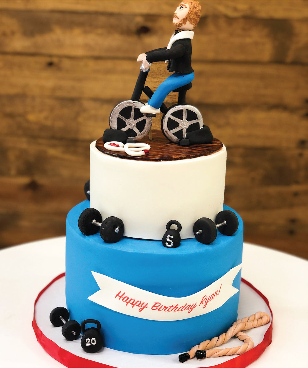 Gym fitness Cake - Sweet E's Bake Shop - The Cake Shop