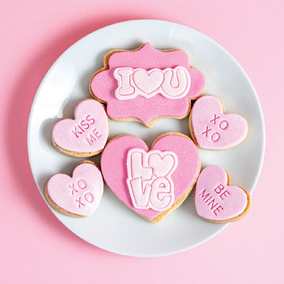 Glam Valentine Cookies - Sweet E's Bake Shop - Sweet E's Bake Shop