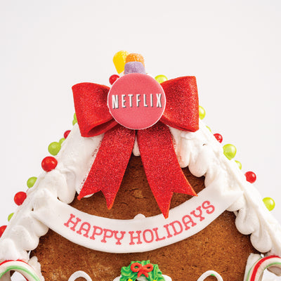 Corporate Logo Gingerbread House | Upload Your Artwork - Sweet E's Bake Shop - Sweet E's Bake Shop