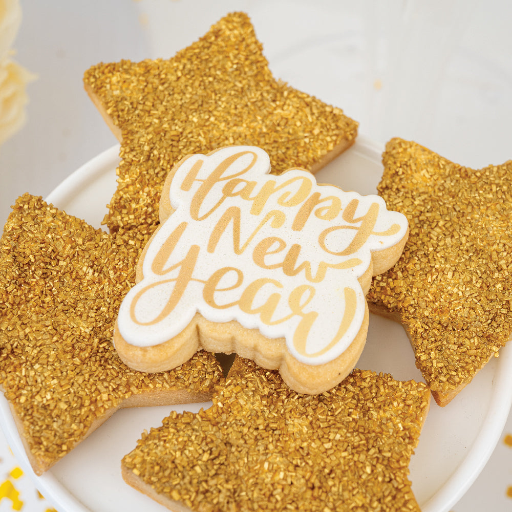 Happy New Year Cookies - Sweet E's Bake Shop - Sweet E's Bake Shop