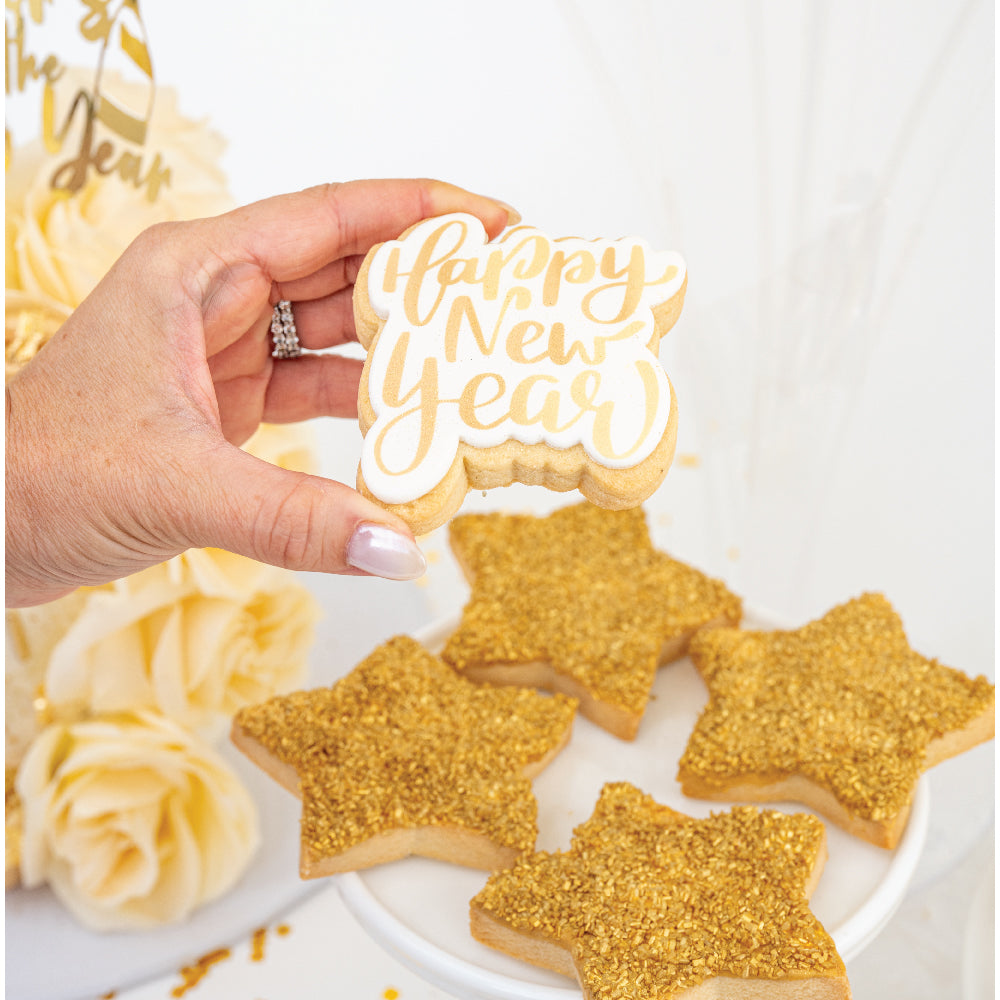 Happy New Year Cookies - Sweet E's Bake Shop - Sweet E's Bake Shop