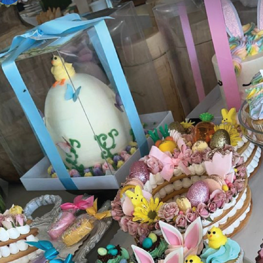 Kardashian Easter Egg Cake - Sweet E's Bake Shop - The Cake Shop