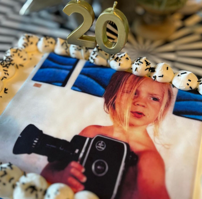 Kate Hudson Photo Sheet cake - Sweet E's Bake Shop - The Cake Shop