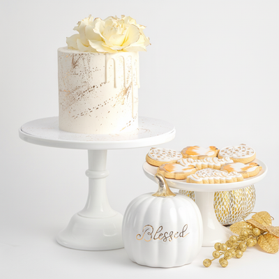 Pumpkin Spice Cake & Thankful Glam Cookies