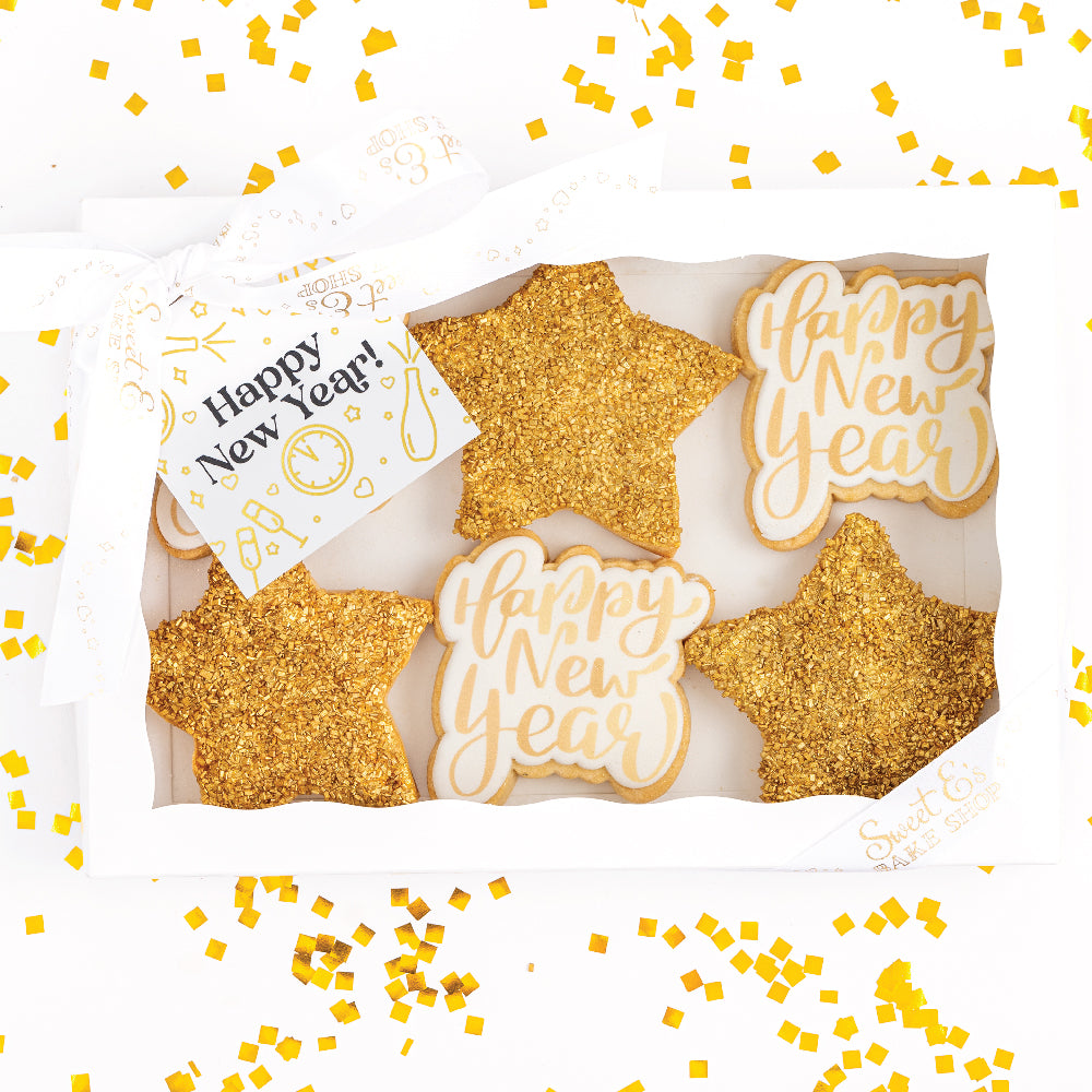 Happy New Year Cookies - Sweet E's Bake Shop - Sweet E's Bake Shop