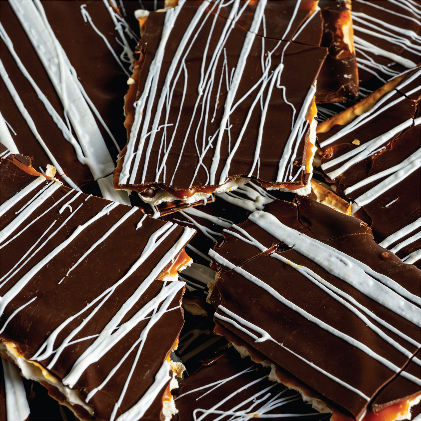 Chocolate Caramel Matzo Crunch - Sweet E's Bake Shop - The Cupcake Shop