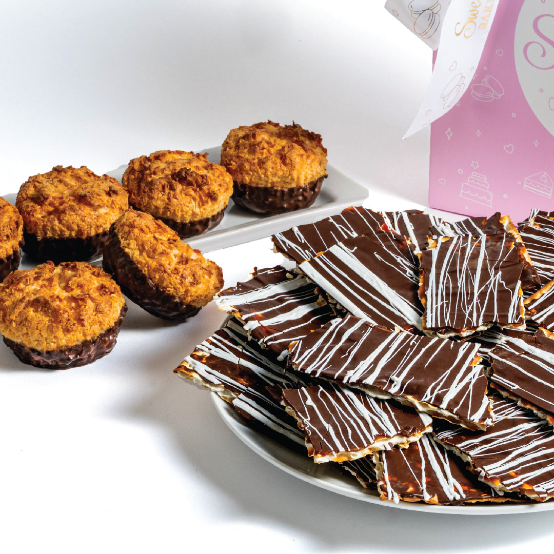 Chocolate Caramel Matzo Crunch - Sweet E's Bake Shop - The Cupcake Shop