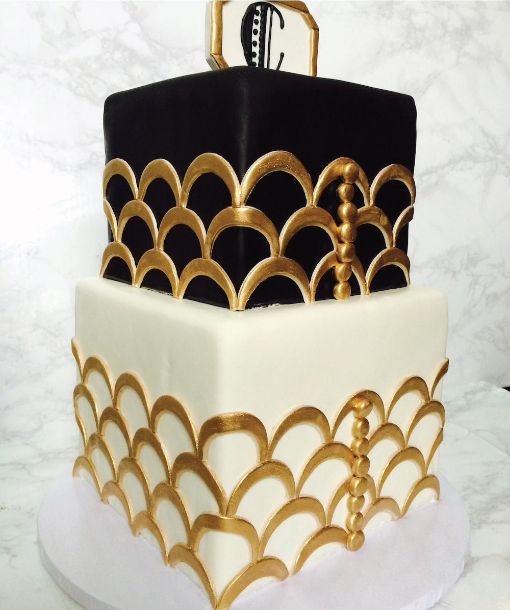 Great Gatsby Cake - Sweet E's Bake Shop - The Cake Shop