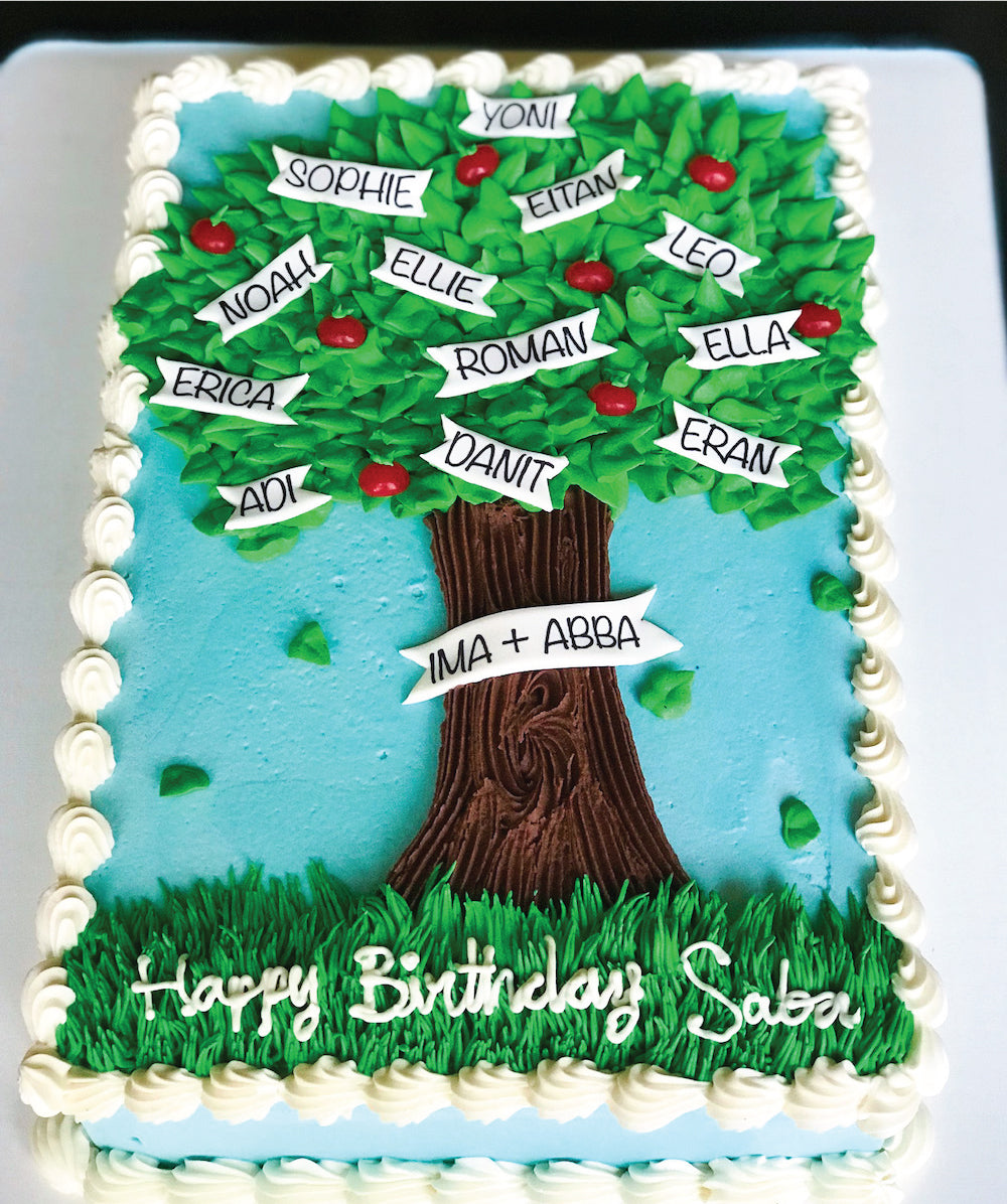 Family Tree Cake - Sweet E's Bake Shop - The Cake Shop