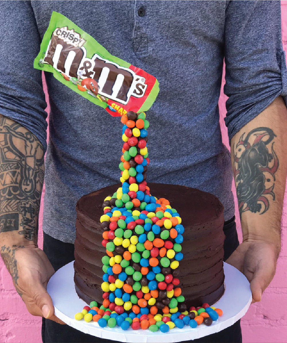 M&M Cake - Sweet E's Bake Shop - The Cake Shop