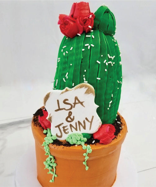 cactus succulent cake Cactus Cake