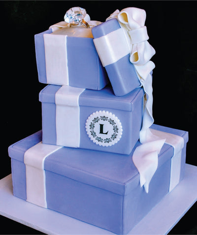 Purple Present Cake - Sweet E's Bake Shop - The Cake Shop