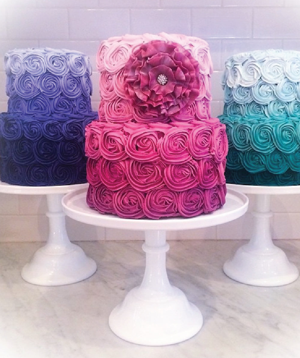 Ombre Rosette Cakes - Sweet E's Bake Shop - The Cake Shop