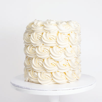 Rosette Cake  | Choose Your Color - Sweet E's Bake Shop - The Cake Shop