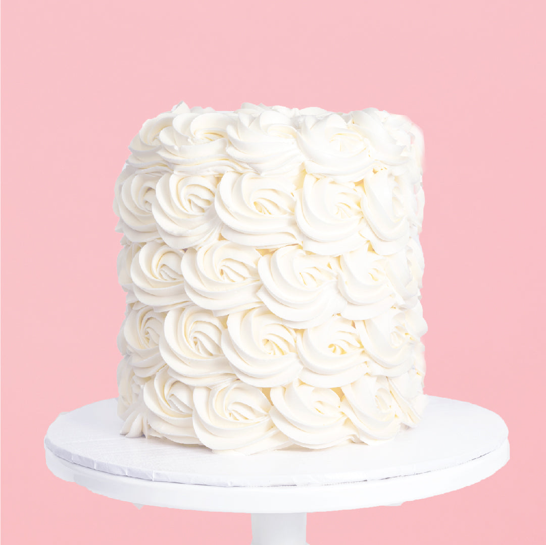 Rosette Cake  | Choose Your Color - Sweet E's Bake Shop - The Cake Shop