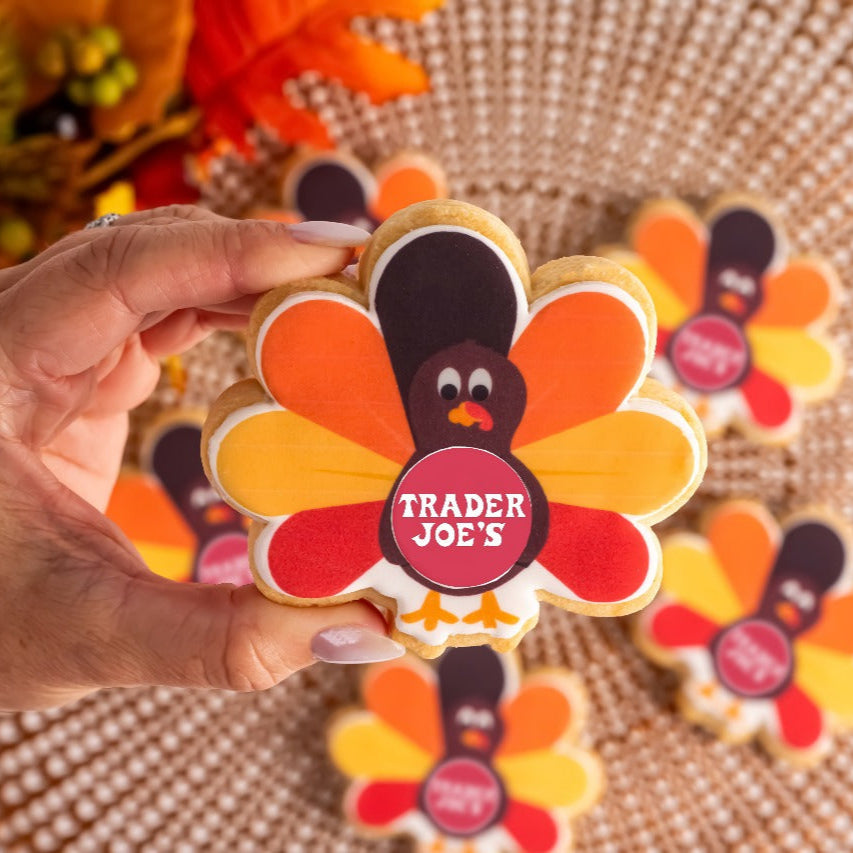 Thanksgiving Turkey Logo Cookies