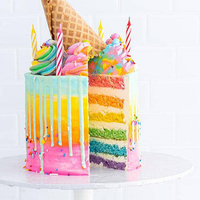 Rainbow Dreams Cake - Sweet E's Bake Shop
