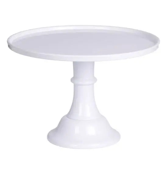 Melamine Cake Stand: White - Sweet E's Bake Shop