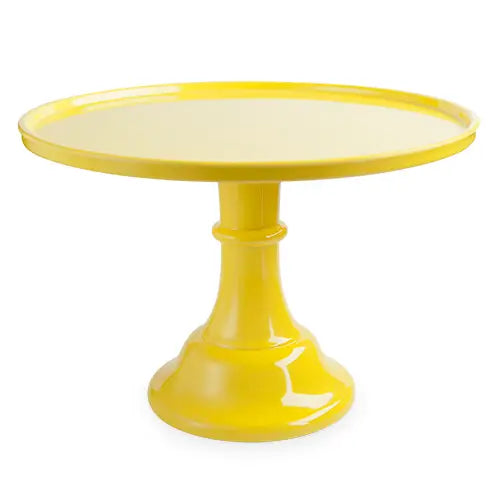 Melamine Cake Stand: Yellow - Sweet E's Bake Shop