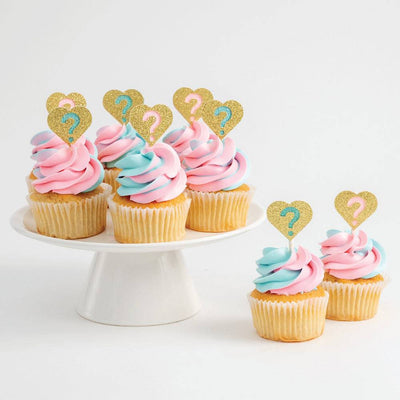 Gender Reveal Cupcakes - Sweet E's Bake Shop