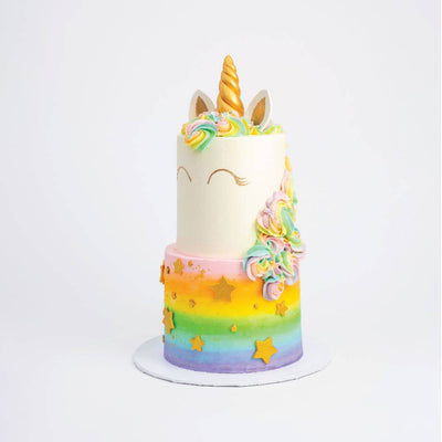 Magnificent Magical Unicorn Cake (2-Tier) - Sweet E's Bake Shop