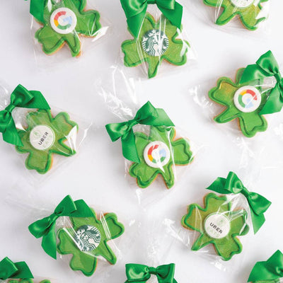 St. Patrick's Day Logo Cookie Favors - Sweet E's Bake Shop