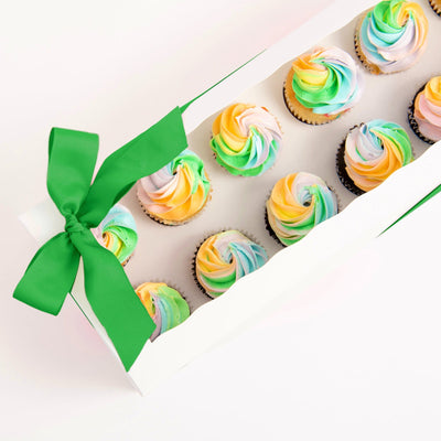 St. Patrick's Day Rainbow Cupcakes - Sweet E's Bake Shop