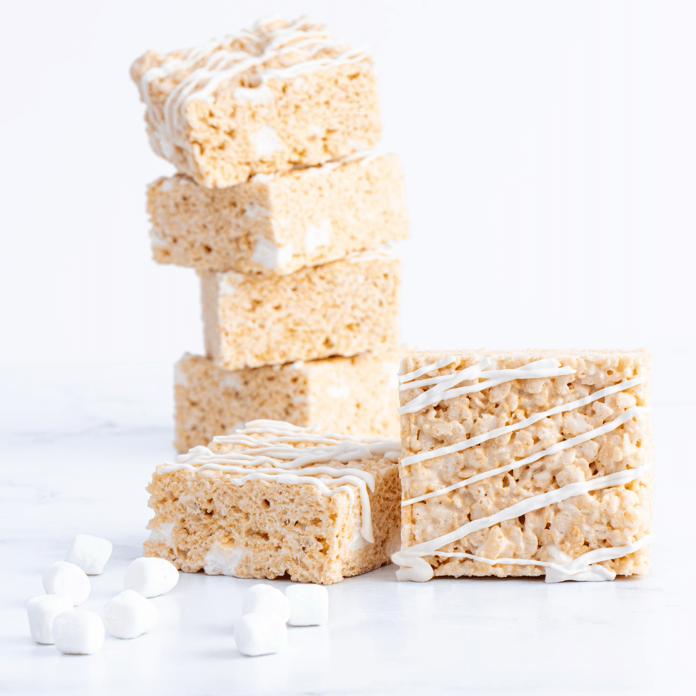 Marshmallow Bliss Rice Krispie Treats - Sweet E's Bake Shop