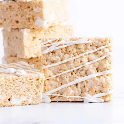 Marshmallow Bliss Rice Krispie Treats - Sweet E's Bake Shop