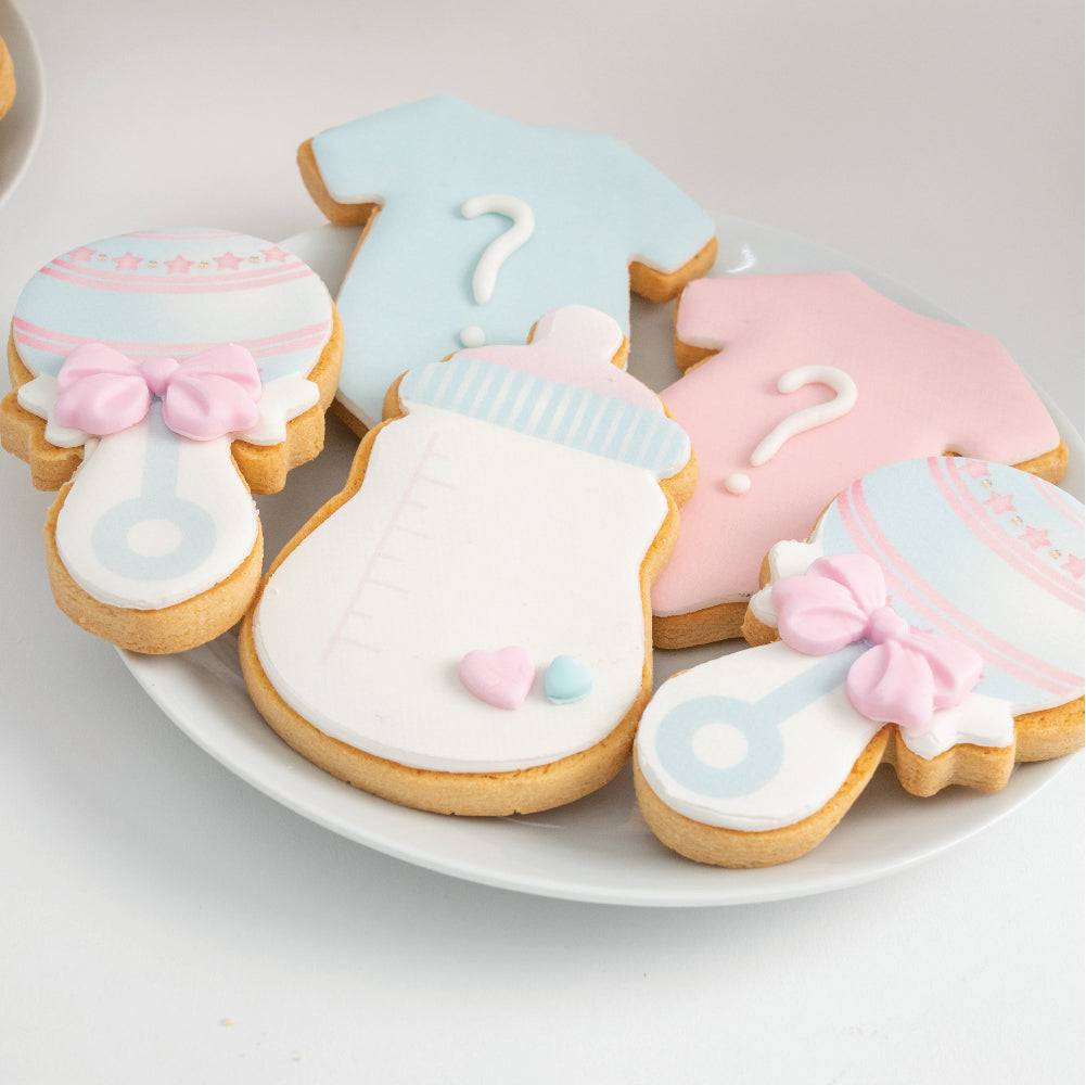 Gender Reveal Cookies - Sweet E's Bake Shop