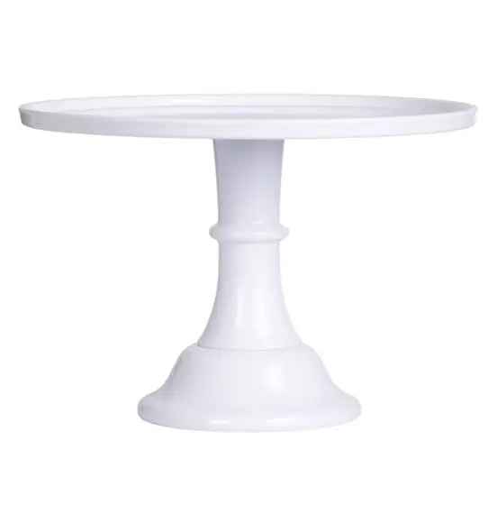 Melamine Cake Stand: White - Sweet E's Bake Shop