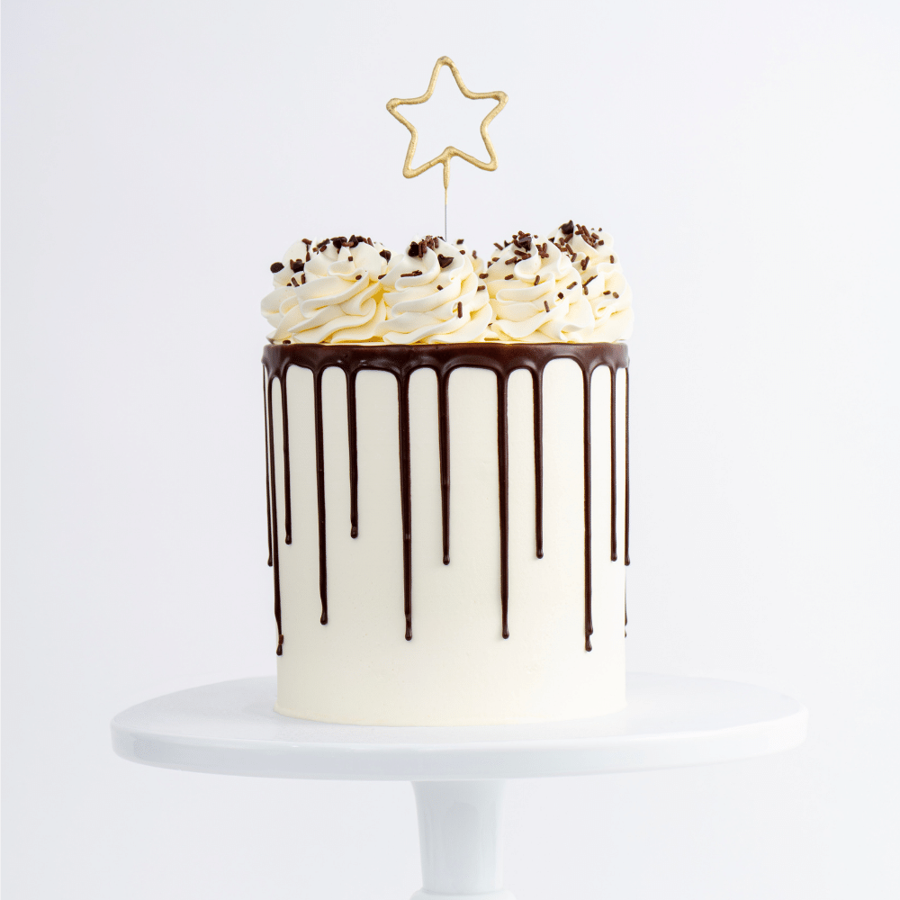 VEGAN Chocolate Drip Cake - Sweet E's Bake Shop