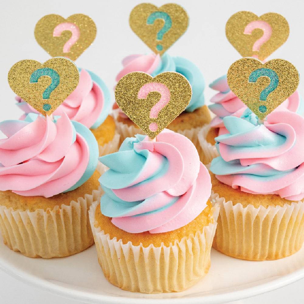 Gender Reveal Cupcakes - Sweet E's Bake Shop