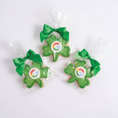 St. Patrick's Day Logo Cookie Favors - Sweet E's Bake Shop