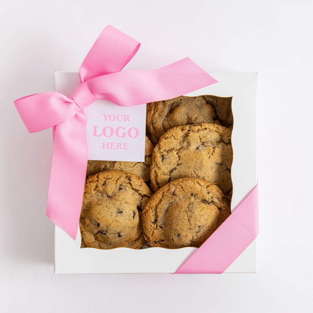 Stuffed Cookie Logo Gift Box | Upload Your Artwork - Sweet E's Bake Shop