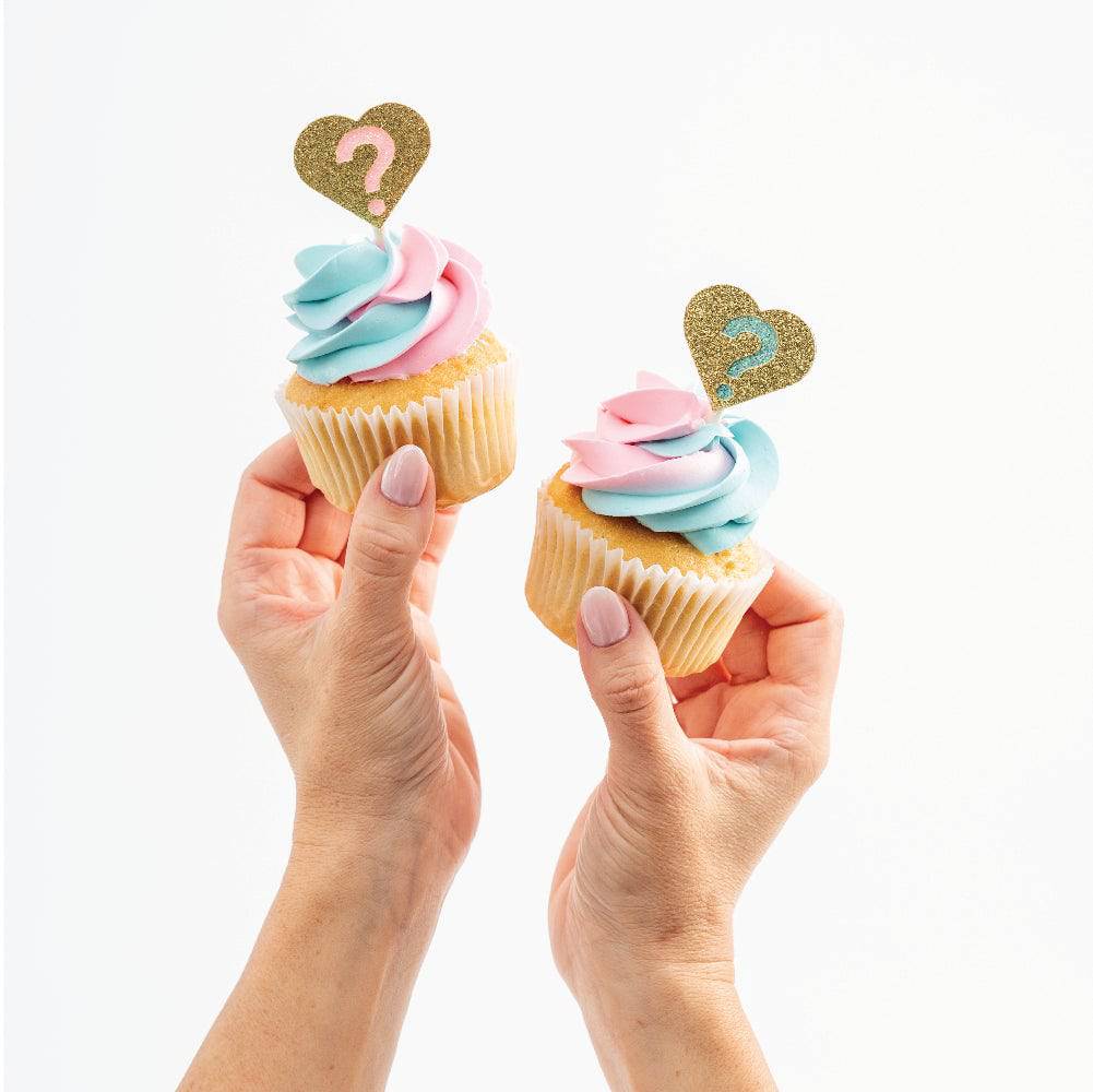 Gender Reveal (Pink & Blue) Cupcakes Delivery Los Angeles