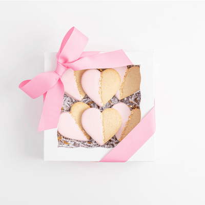 Glam Heart Cookies - Sweet E's Bake Shop